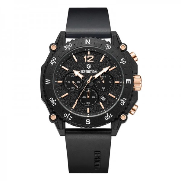 Expedition 3009 Rosegold Black Rubber Eco Ceramic ECRRGBA